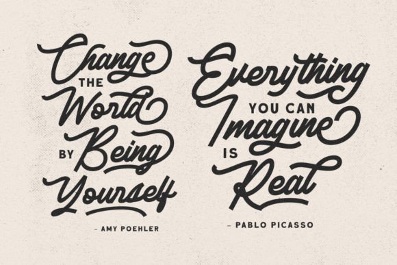 Blackbear Font Poster 7