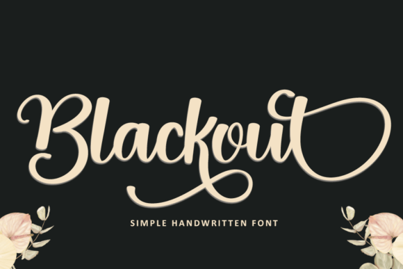 Blackout Font