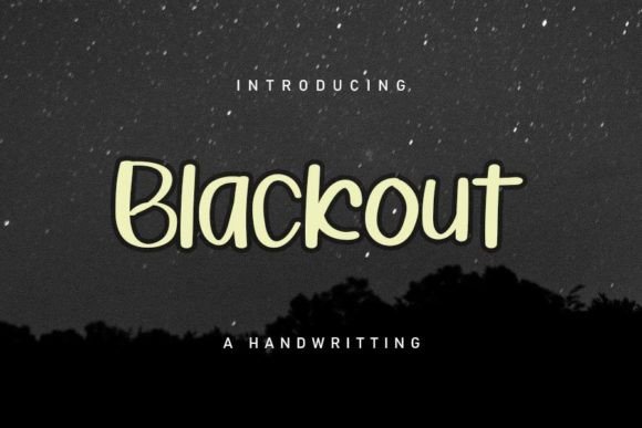 Blackout Font