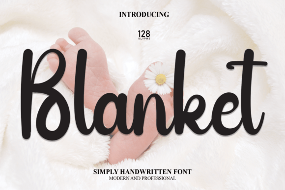 Blanket Font Poster 1