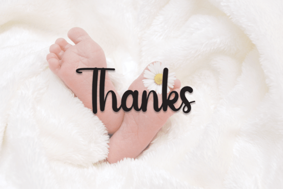 Blanket Font Poster 8
