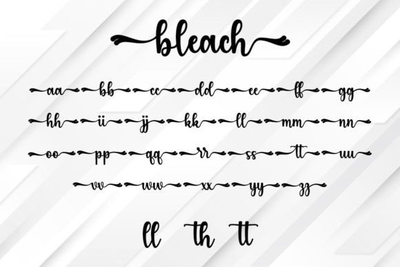 Bleach Font Poster 6