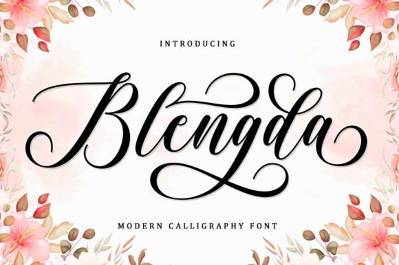 Blengda Font Poster 1