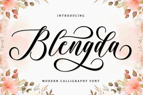 Blengda Font Poster 9