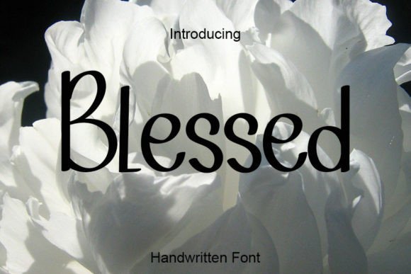 Blessed Font Poster 1