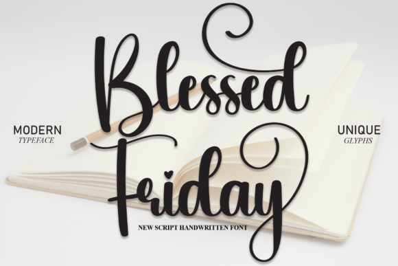 Blessed Friday Font