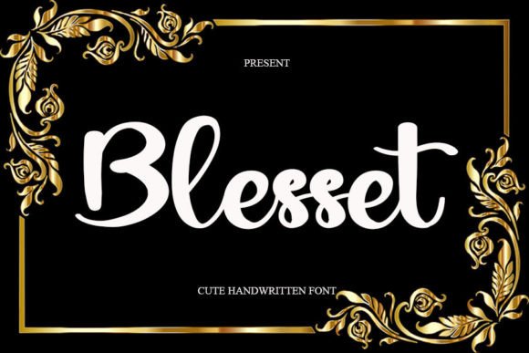 Blesset Font Poster 1