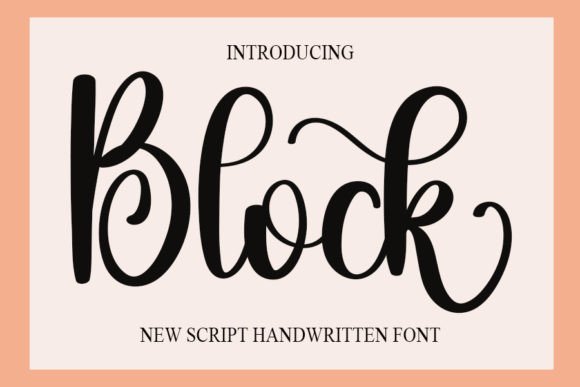 Block Font