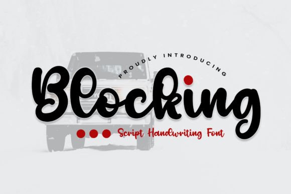 Blocking Font