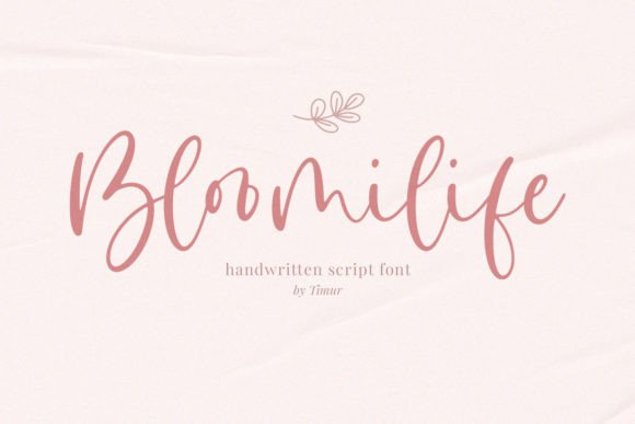 Bloomilife Font Poster 1