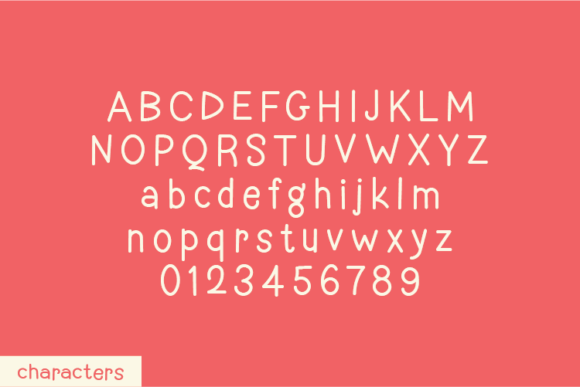Blossoming Font Poster 2