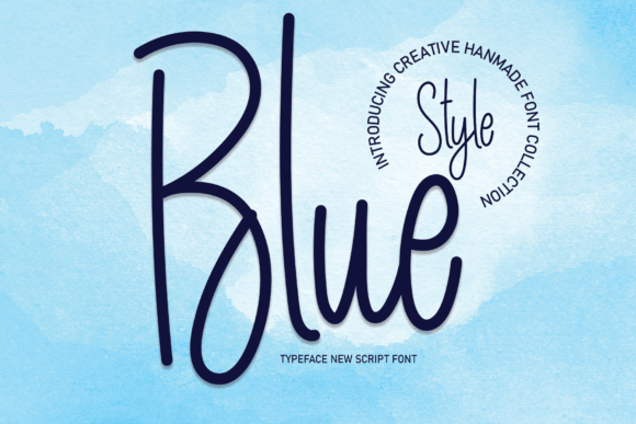 Blue Font