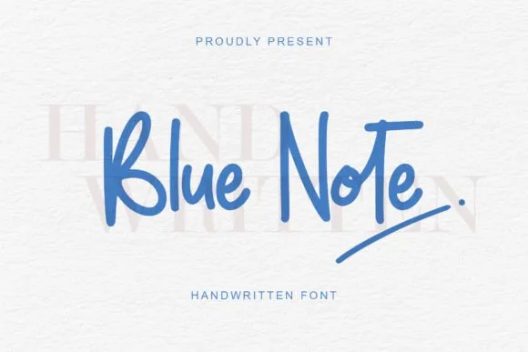 Blue Note Font Blue Note Font Poster 1