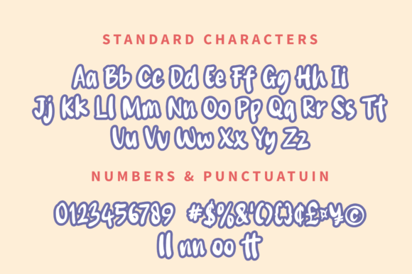 Blueberry Cream Font Poster 5