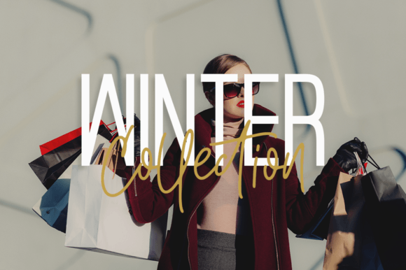 Blueberry Powder Duo Font Poster 9