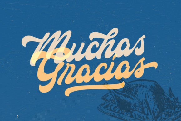 Blueheria Font Poster 9