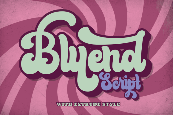 Bluend Font Poster 1