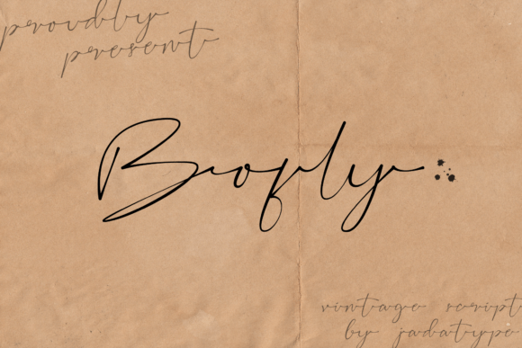 Bofly Font