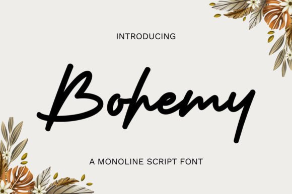 Bohemy Font Poster 1