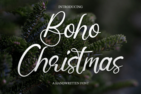 Boho Christmas Font