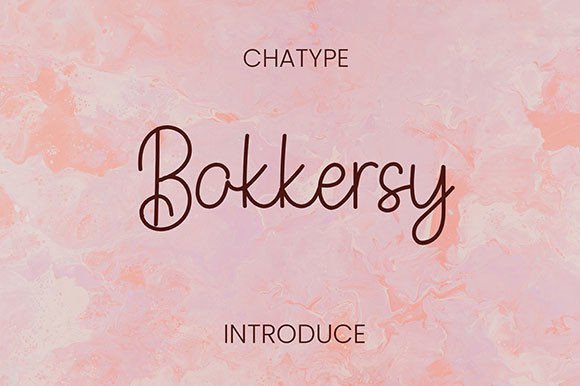 Bokkersy Font Poster 1