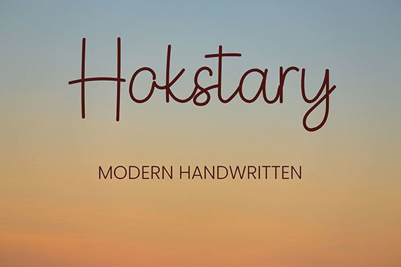 Bokkersy Font Poster 2