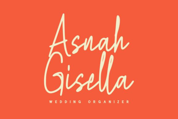 Bolah Signature Font Poster 2