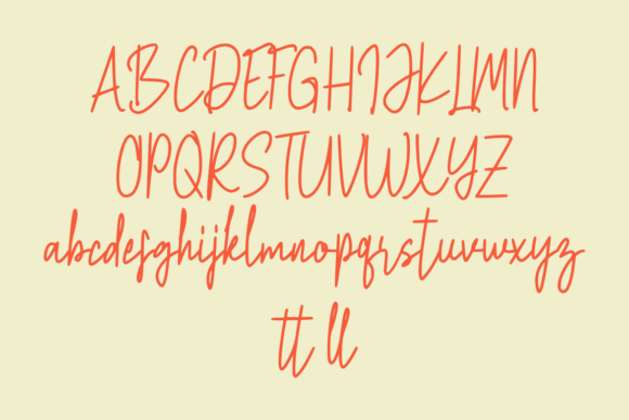 Bolah Signature Font Poster 5