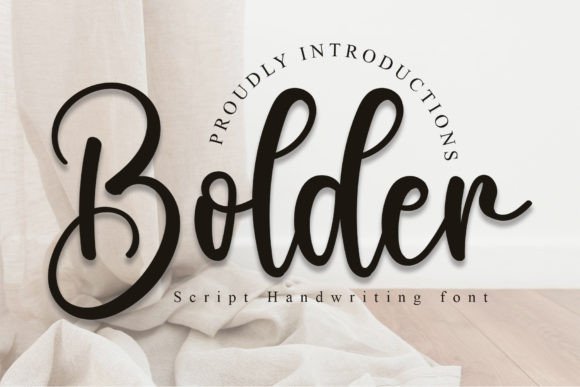 Bolder Font Poster 1