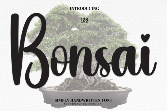 Bonsai Font Poster 1