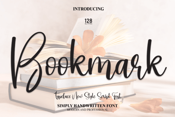 Bookmark Font Poster 1