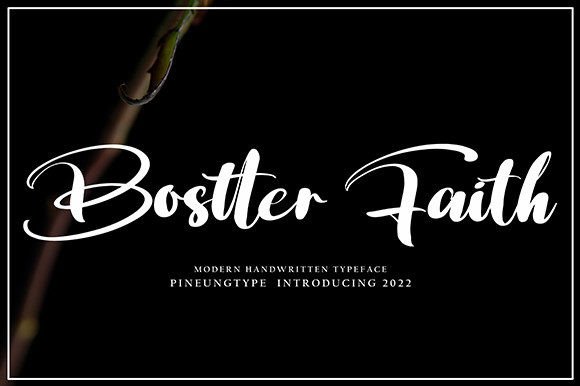 Bostter Faith Font Poster 1