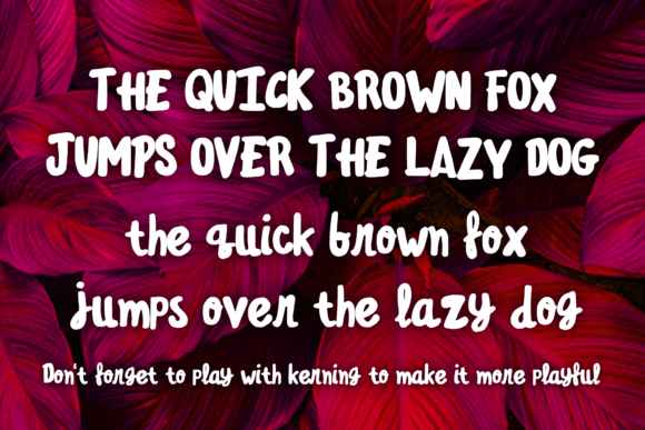 Botanical Garden Font Poster 4