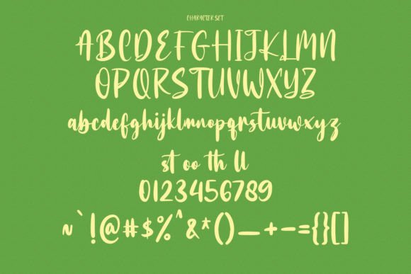 Bottairs Font Poster 8