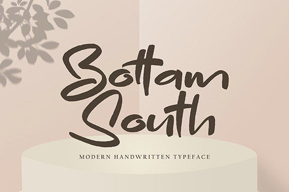 Bottam South Font Poster 1