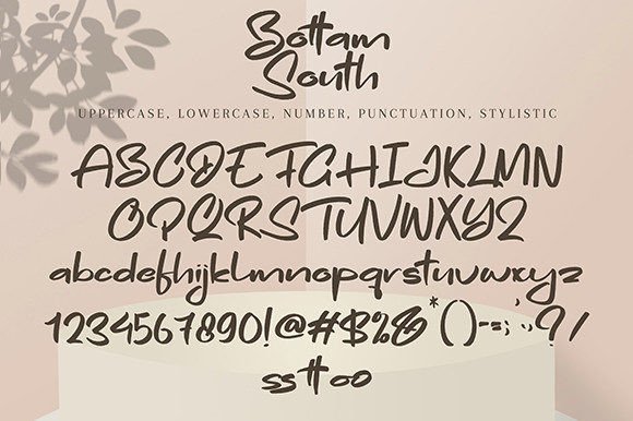Bottam South Font Poster 10