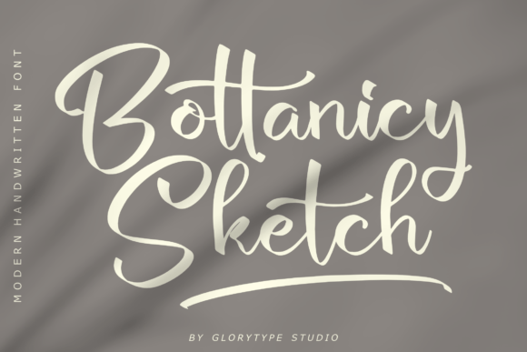 Bottanicy Sketch Font Poster 1