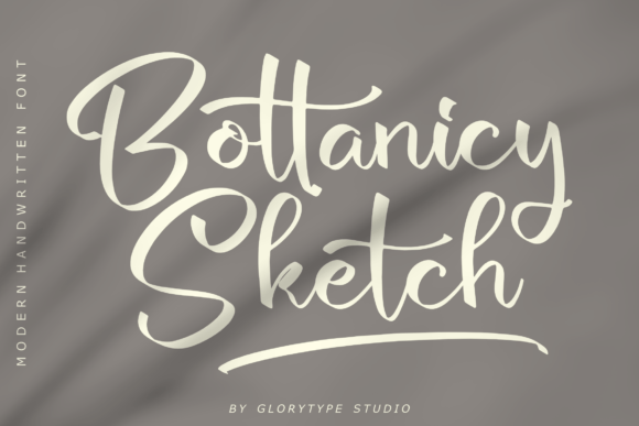 Bottanicy Sketch Font Bottanicy Sketch Font Poster 1