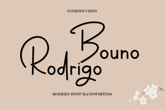 Bouno Rodrigo Font Poster 1