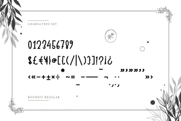 Bounsty Font Poster 9