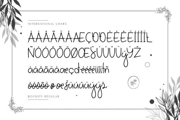 Bounsty Font Poster 10