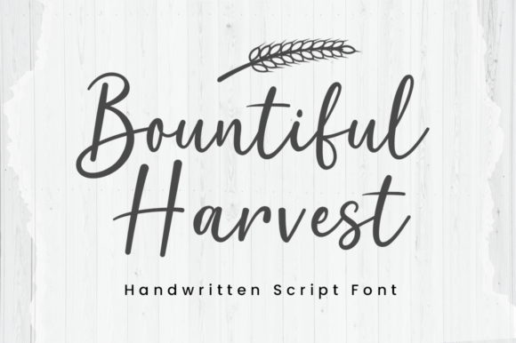 Bountiful Harvest Font Poster 1