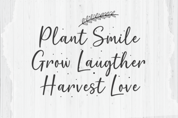Bountiful Harvest Font Poster 2