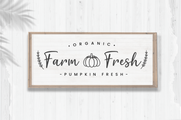 Bountiful Harvest Font Poster 7