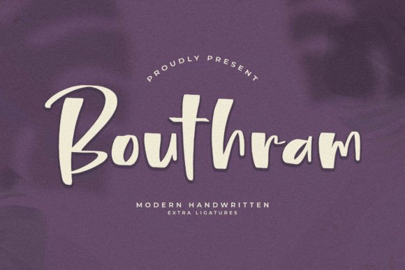 Bouthram Font Poster 1