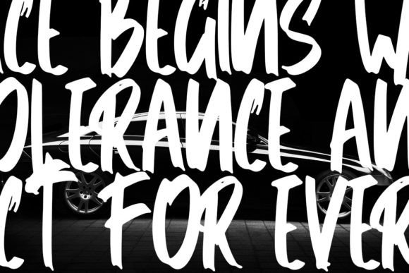 Bozeus Font Poster 5