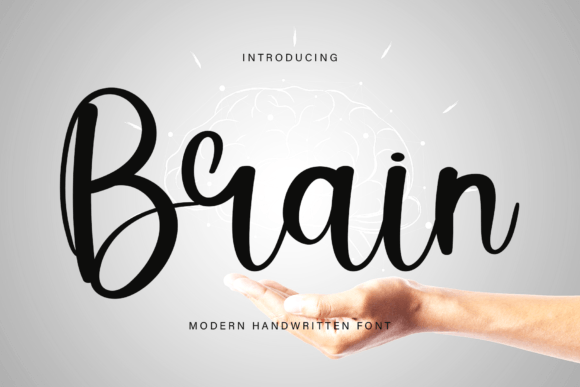 Brain Font Poster 1