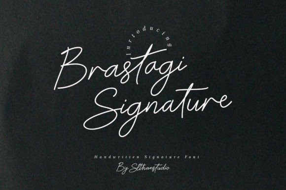 Brastagi Signature Font Poster 1