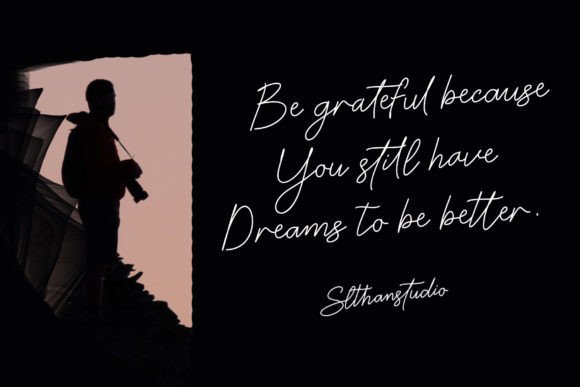 Brastagi Signature Font Poster 4