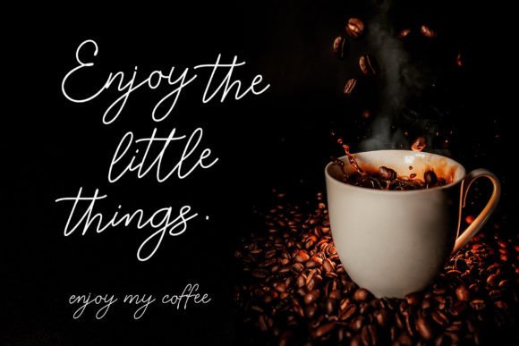 Brastagi Signature Font Poster 6